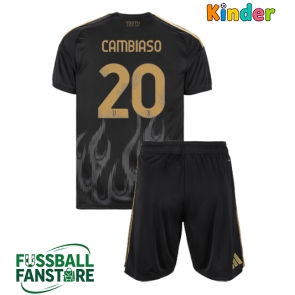 Juventus Andrea Cambiaso #20 Replik 3rd trikot Kinder 2026-27 Kurzarm (+ Kurze Hosen)